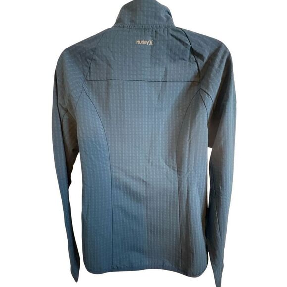 Small #Hurley Light Blue Windbreaker Jacket EUC Casual Outdoors Athletic #windbr - Picture 7 of 7